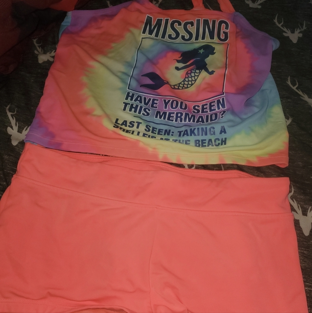 Justice swim suit size 20